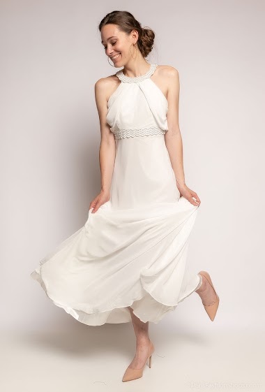 Wholesaler Ashwi - Maxi sleeveless dress with strass