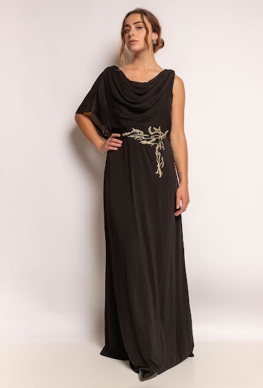 Wholesaler Ashwi - Dress with embroidery and strass