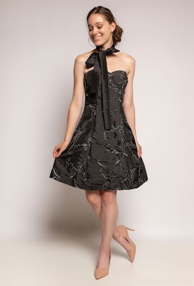 Wholesaler Ashwi - A-line off-the-shoulder short/mini stretch prom dress