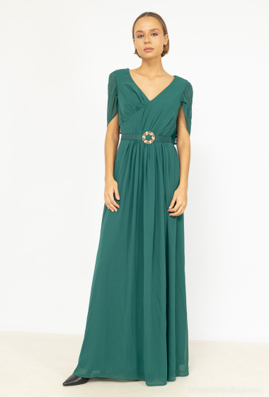 Wholesaler Ashwi - Long belted dress