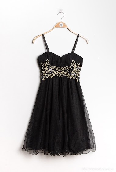 Wholesaler Ashwi - A-Line Prom Spaghetti straps sleeveless dress| New collections
