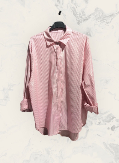 Wholesaler Astra - Stripe and lurex shirt