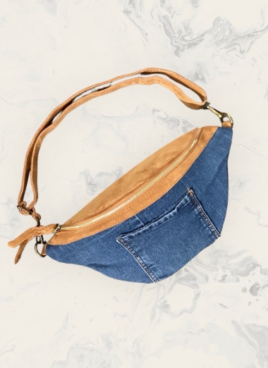 Wholesaler Astra - Jean and suede bum bag