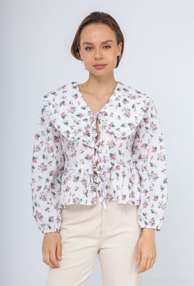 Großhändler Atelier-evene - Bluse mit Blumendruck