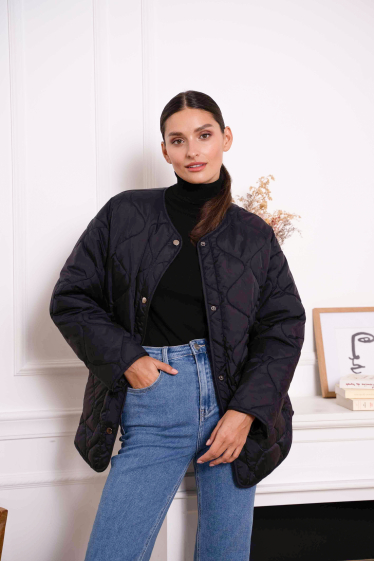 Wholesaler Attentif - Fine quilted down jacket