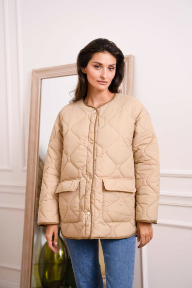 Wholesaler Attentif - Fine quilted down jacket