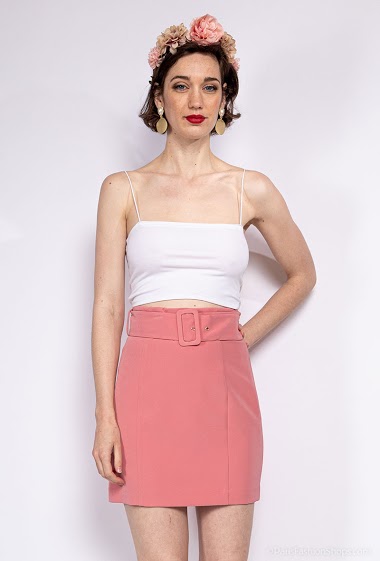 Wholesaler Attentif - Belted skirt