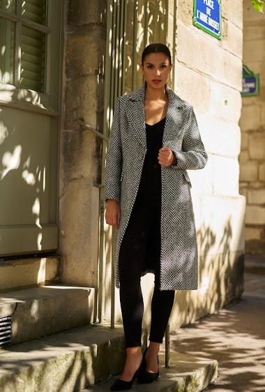 Wholesaler Attentif - Tailored long coat