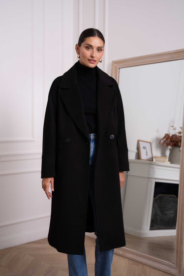 Wholesaler Attentif - Oversized wool coat