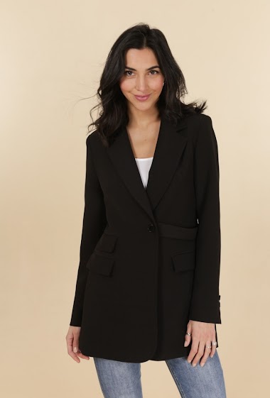 Wholesaler Attentif - Mid-Length Fitted Jacket