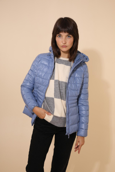 Reversible hooded down jacket Attrait Paris | Paris Fashion Shops