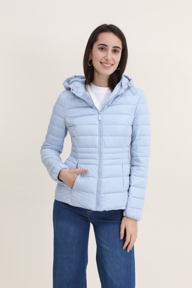 Wholesaler Attrait Paris - Reversible hooded down jacket