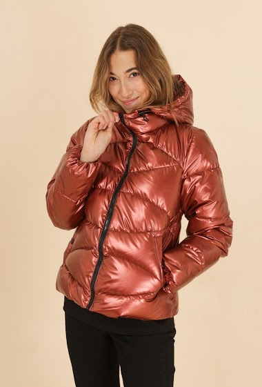 Wholesaler Attrait Paris - Short jacket with hood