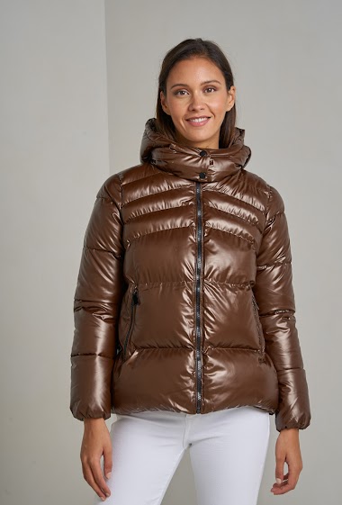 Wholesaler Attrait Paris - Mid long jacket with hood