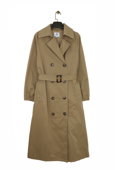 Grossiste Attrait Paris - Trench coat long avec ceinture