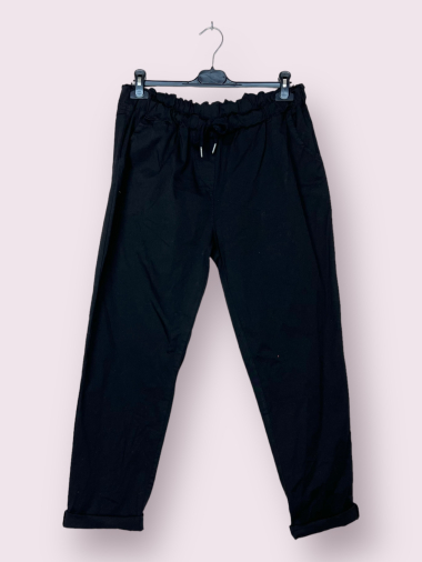 Wholesaler AUBERJINE - LARGE SIZE plain jogger pants