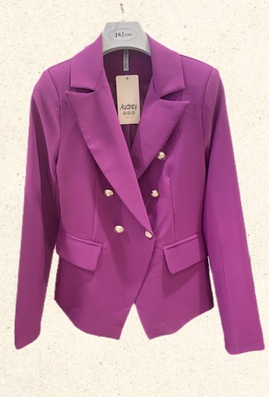 Wholesaler Audrey - Chic blazer with buttons