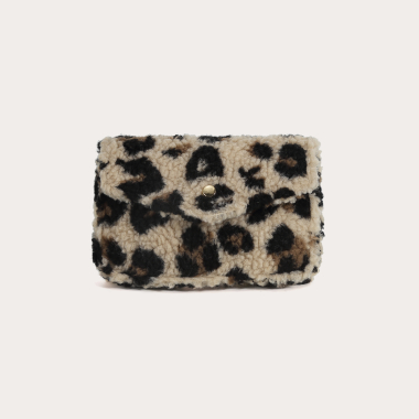 Grossiste Auren - Petite maroquinerie en polyester en léopard