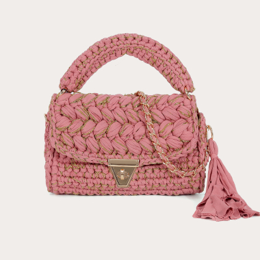 Wholesaler Auren - Cotton braided handbag / crossbody bag