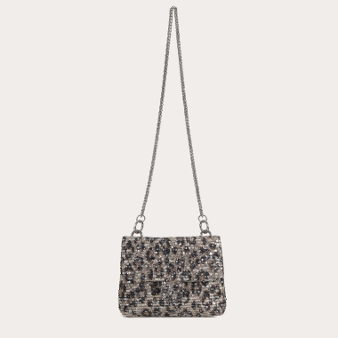 Wholesaler Auren - Leopard sequin chain crossbody bag