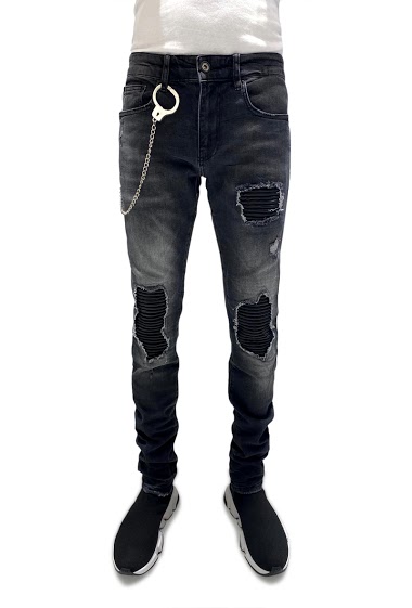 Wholesaler Avenue George V Paris - The Handcuffs Jeans with quilted details