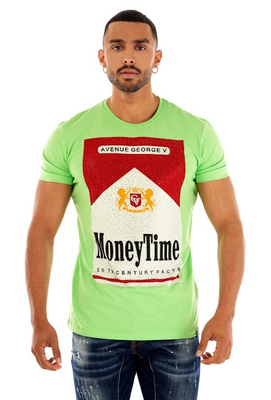 Großhändler Avenue George V Paris - Das GV T-Shirt Money Time