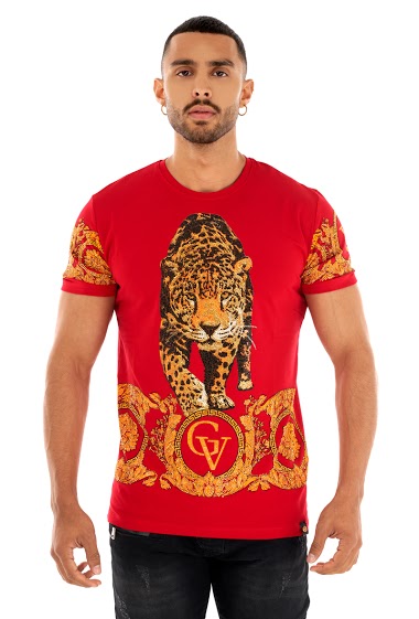 Grossiste Avenue George V Paris - Le T-Shirt GV Tigre méfiant