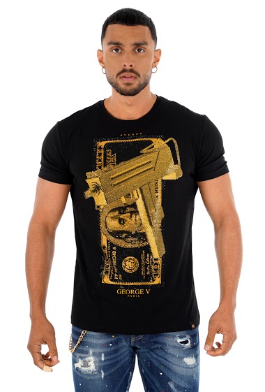 Großhändler Avenue George V Paris - Das T-Shirt GV Uzi
