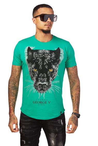 Großhändler Avenue George V Paris - Das T-Shirt : Der wilde Panther