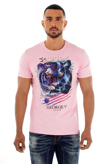 Großhändler Avenue George V Paris - Das T-Shirt : Der Tiger des Eises