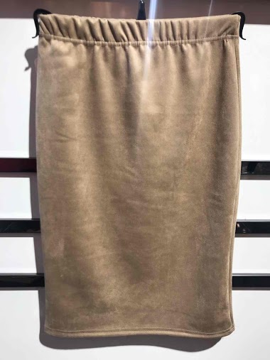 Wholesaler Axange - Suede straight skirt