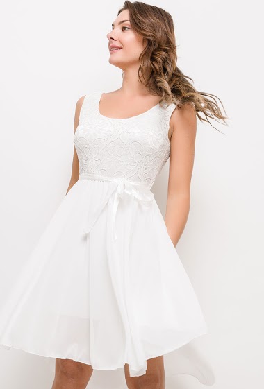 Wholesaler Axange - Dress with lace
