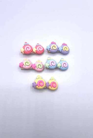 Wholesaler AXIATIF - Hair clip with donut BRF6