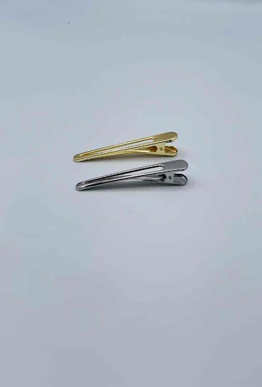 Wholesaler AXIATIF - gold and silver colored hair clip BPO3