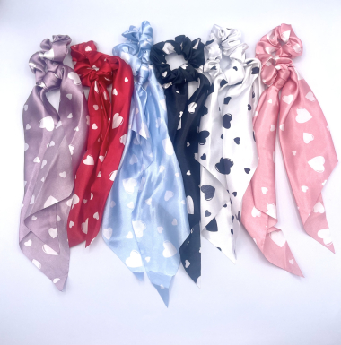 Wholesaler AXIATIF - elastic scarf bow for hair C28