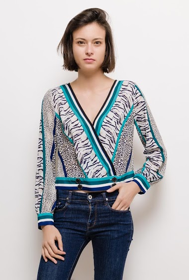 Wholesaler Azaka II - Animal blouse