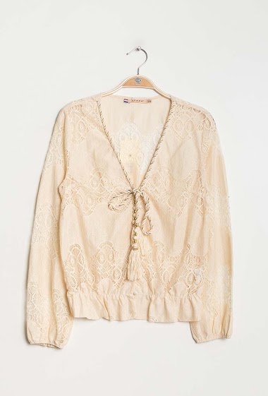 Wholesaler Azaka II - Lace blouse