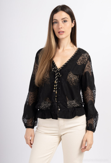 Wholesaler Azaka II - Lace blouse