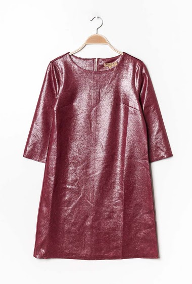 Wholesaler Azaka II - Shiny suede dress