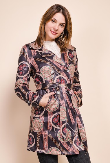 Wholesaler Azaka II - Printed trench-coat