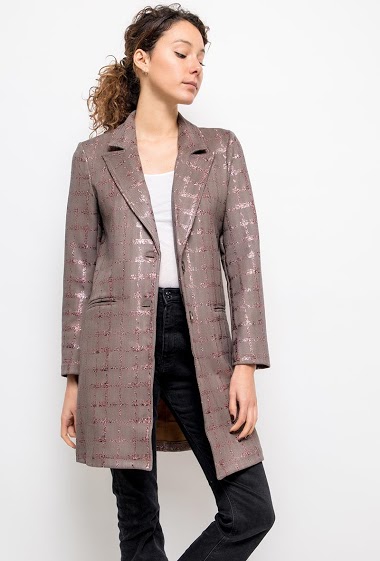 Großhändler Azaka II - Shiny check jacket