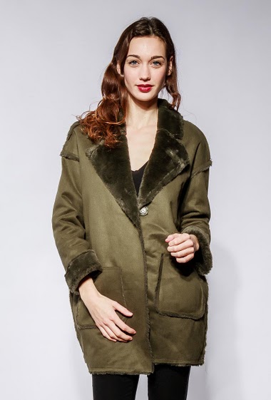 Wholesaler Azaka II - Faux shearling jacket