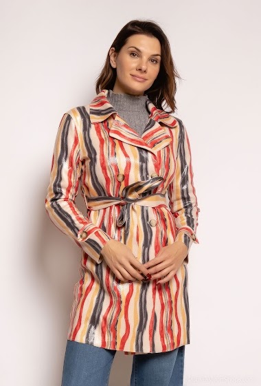 Wholesaler Azaka II - Printed striped jacket