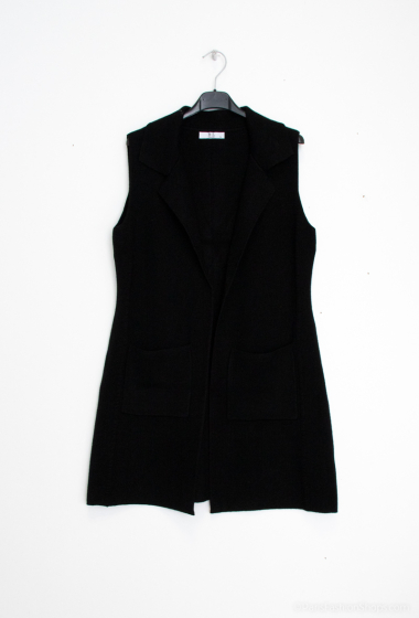 Wholesaler BL Fashion - Sleeveless open cardigan
