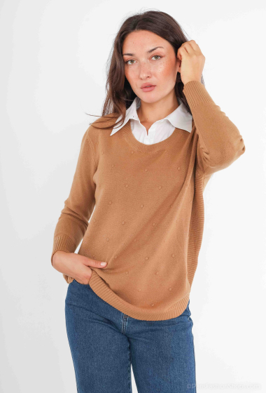 Wholesaler BL Fashion - Sweater with shirt collar