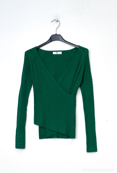 Pullover sales wrap sweater