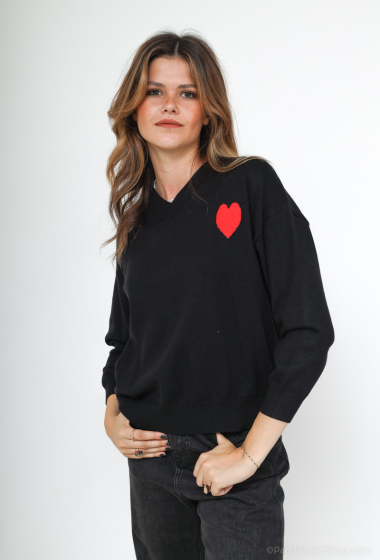 Wholesaler BL Fashion - heart sweater