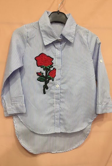 Großhändler B.B.Land - Girl chemise embroidered
