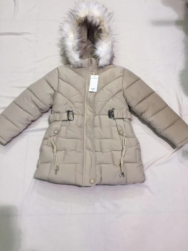 Wholesaler B.B.Land - Girls' down jacket with fur hood