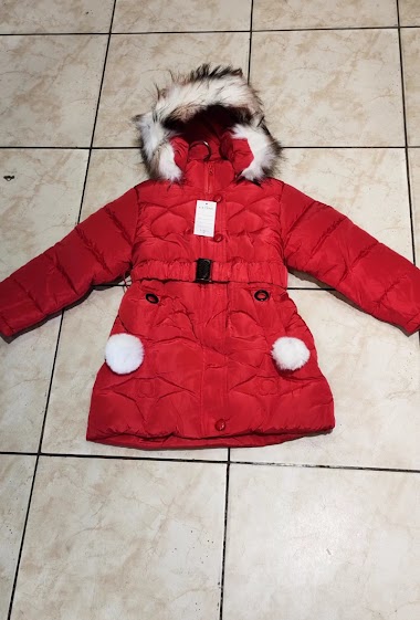 Wholesalers B.B.Land - Girl's jacket with fur hood